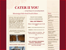 Tablet Screenshot of cater2youchicago.com